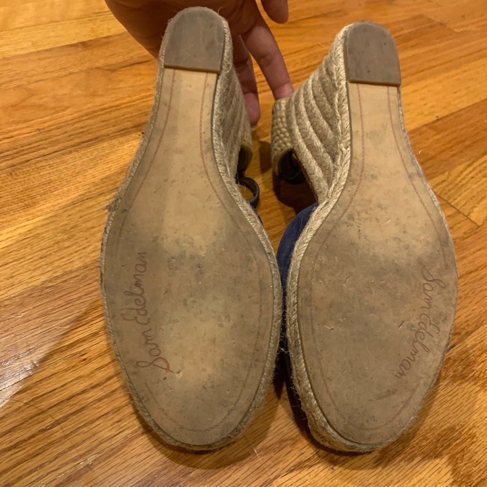Sam Edelman Harmony Navy Espadrilles Size 8.5M - Picture 2 of 6